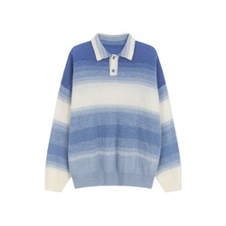 bosie spring new sweater ຄູ່ຜົວເມຍຂອງຄູ່ຜົວເມຍ gradient mohair pullover sweater ທັງຫມົດທີ່ກົງກັນກັບວິທະຍາໄລ sweater ສໍາລັບແມ່ຍິງ