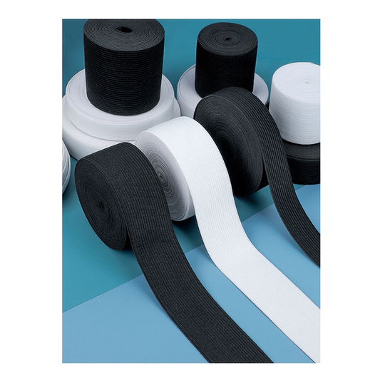 Thickened high elastic elastic band black and white