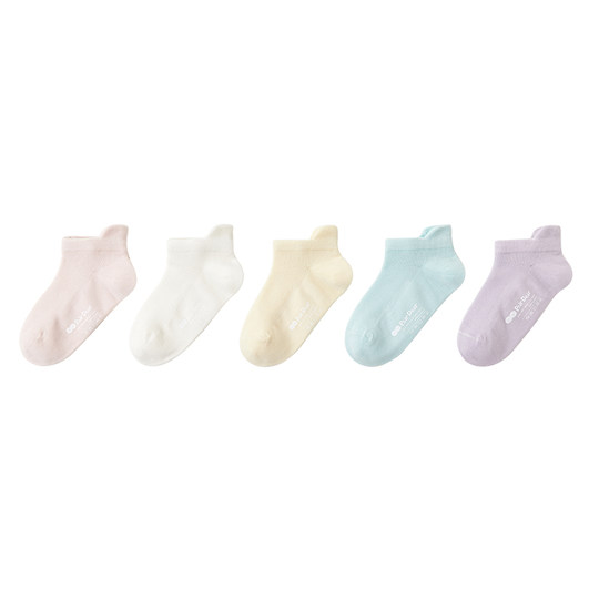 「纯色网眼款」儿童袜子夏季薄款潮女童夏天袜子宝宝短袜无骨船袜