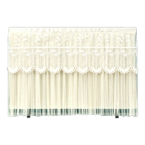 TV dust cover 2024 new light luxury desktop hanging curved surface direct-facing universal lace LCD TV cover