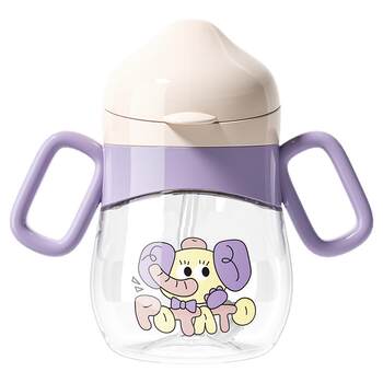 Little Potato Baby Learning Drinking Cup ຕຸກກະຕາເດັກນ້ອຍ 1 ປີຂຶ້ນໄປ ດື່ມນົມເດັກນ້ອຍ ຈອກດື່ມ Scale Children's Straw Learning Drinking Cup