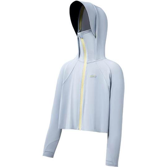 KK树儿童防晒衣女童男童大帽檐原纱冰丝海边夏宝宝防晒服凉感外套