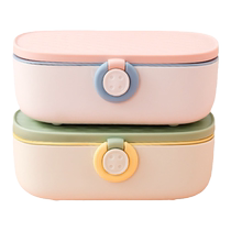 Household sewing box set portable hand sewing sewing kit student dormitory multi-functional sewing tool box pink