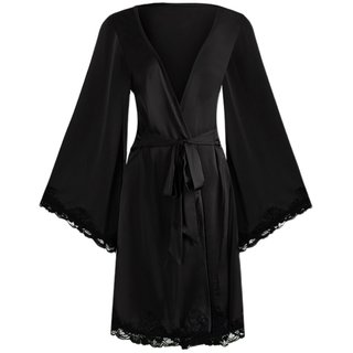 Ling - youya sexy dentelle épissage tentation lumière mature cool chemise de nuit violet coupe ajustée chemise de nuit été femmes