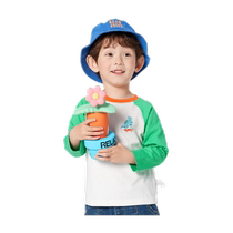 Balabala childrens clothing boys long-sleeved T-shirt 24 new spring and autumn childrens boys pure cotton bottoming shirt trendy