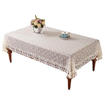 Coffee tablecloth lace living room home office premium Coffee tablecloth lace living room home office premium
