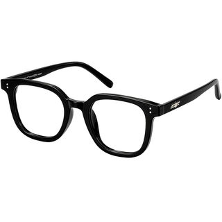 Black-framed myopia glasses with large frames can be equipped with degrees of astigmatism