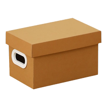 Kraft paper storage box paper storage box document book clothing storage box moving large carton storage box