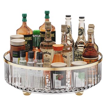 Kitchen seasoning storage rack countertop rotary tray storage kitchen rack special multi-functional seasoning box
