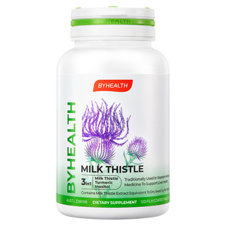 BYHEALTH Liver Protection Tablets Tomson Times Healthy Milk Thistle Grass Night Liver Tablets Milk Thistle Stay Up Night Overtime Men and Women's Liver