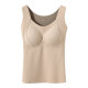 Graphene camisole ຄວາມຮ້ອນທີ່ມີ pads ຫນ້າເອິກແລະບໍ່ມີ bra