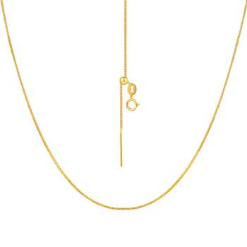 Chaohong fund crystal 18k gold necklace