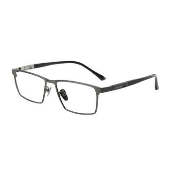 Mikawa square glasses frame men's business pure titanium myopia