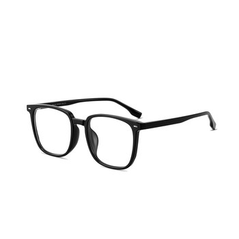Men's trendy anti-blue light glasses with large frames make the face smaller