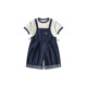 ຊຸດເດັກນ້ອຍ INSbobo denim overalls suit