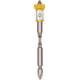 Cross-batch electric strong magnetic screwdriver nunchaku