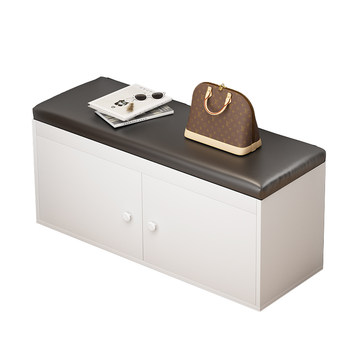 The wood is free and simple modern shoe cabinet