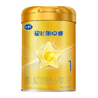 飞鹤星飞帆卓睿婴儿配方奶粉听装0-6个月1段300g*1罐