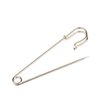 Diy fixed oversized safety brace sweater brooch