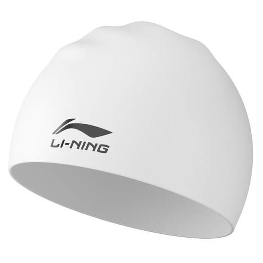 Li Ning women's waterproof swimming cap for long hair and ear protection
