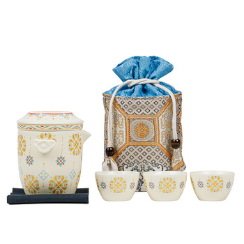 Chenshi baoxianghua quik cup portable travel tea set