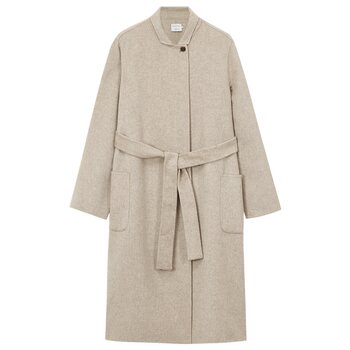 Exceptional cashmere small lapel casual woolen jacket