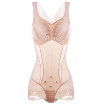 One-piece one-piece body-shaping underwear with bra for women's body slimming, full-body tummy control, waist corset, postpartum shaping, butt lifting, autumn and winter