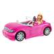 Barbie shiny pink convertible children's toys genuine