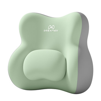 Car headrest and waistrest set