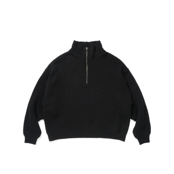 Autumn and winter wool half-zip turtleneck sweater Autumn and winter wool half-zip turtleneck sweater