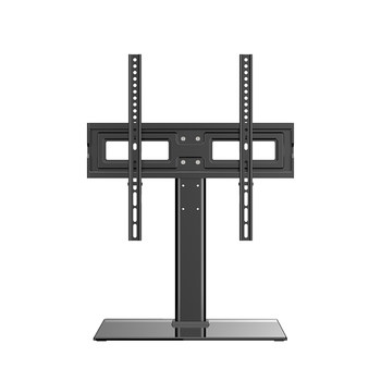 Universal tv base without punching tabletop elevated stand