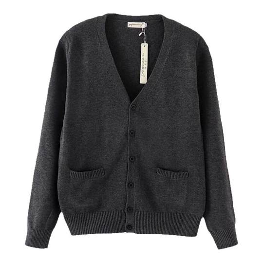 可奈物语 超萌人气爆款JK开衫 纯棉针织宽松学院外套秋冬百搭毛衣