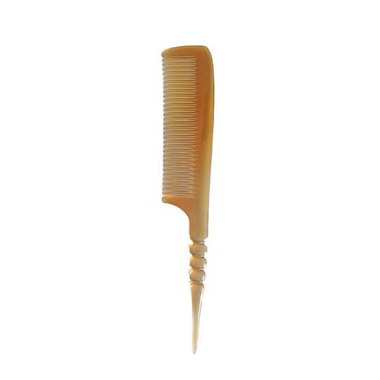 Real horn pointed tail comb! Girls braid comb