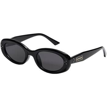 Camel retro cat-eye sunglasses showing small polarizer