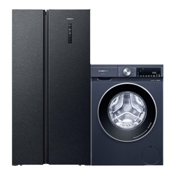 Siemens side-by-side refrigerator + 10kg washing machine