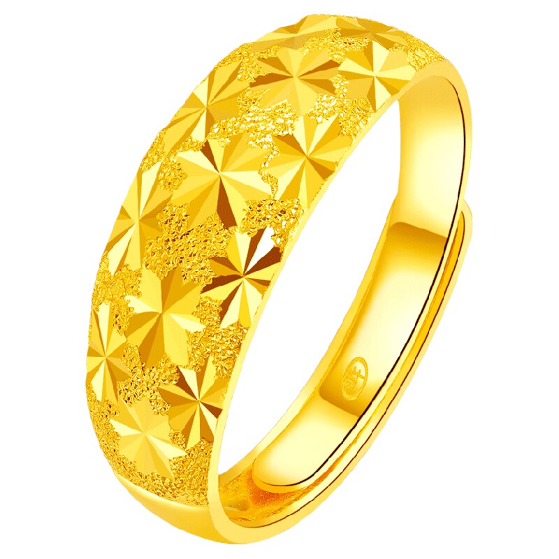 Saturday blessing gold ring women's foot gold living ring