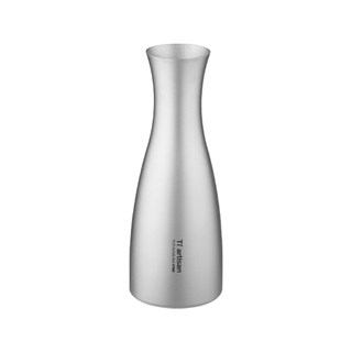 Tiartisan outdoor pure titanium sake jug titanium wine bottle