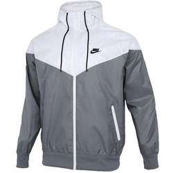 Nike Jacket Men's 2024 Spring and Autumn New Hooded Casual Spliced ​​Sportswear Jacket DA0002-084