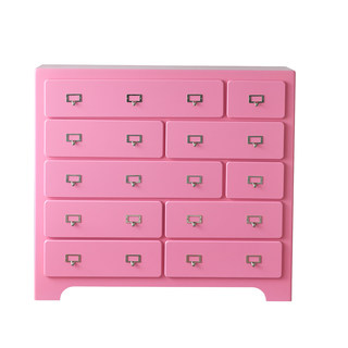 Anne Saga cream-style ten-drawer chest is on sale at a low price