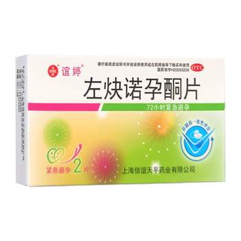 Levonorgestrel tablets 0.75mg*2 tablets/box