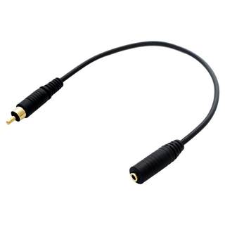 莲花公转3.5母音频线RCA头耳机插口功放录像机监控单声道对接转换