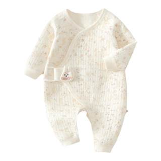 Jingqi newborn baby autumn and winter warm jumpsuit