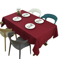 식탁보 직사각형 예술적 단색 이벤트 디저트 테이블 식탁보
