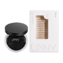 unny claub olive-shaped double eye skin patch + set makeup powder
