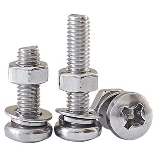 304 round head phillips screw nut spacer set