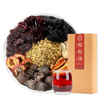 Authentic Old Beijing Osmanthus Sour Plum Soup Raw Material Pack Official Flagship Store Ancient Method Black Plum Juice Small Packaging Tea Bag