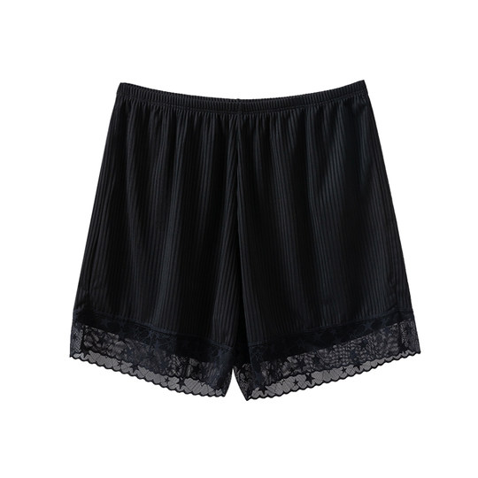 Ice silk safety pants for women's anti-exposure summer thin bottoming