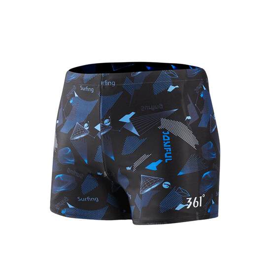 361 degree men's swimming trunk breathable and quick-drying chlorine isolation fabric