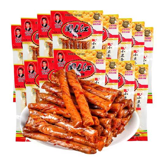 周长江麻辣豆干8090后童年内含怀旧湖南特产酒鬼豆筋零食小吃