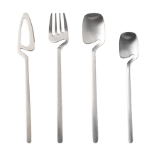 Kawashimaya Western tableware knife and fork set full set of stainless steel steak cutting knife fork and spoon three-piece set with high quality